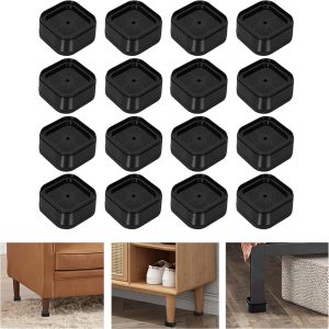 16 Pack Furniture Risers,Washing Machine Raised Feet,Washing...