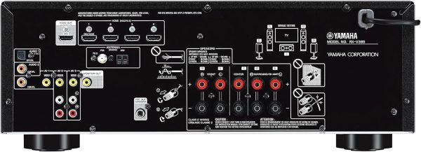 Yamaha Bluetooth AV Receiver Audio Component Black (RXV385 B... - Image 3