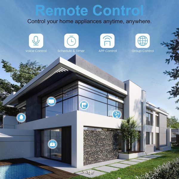 EIGHTREE Matter Smart Plug 𝗛𝗼𝗺𝗲𝗸𝗶𝘁 𝗦𝘂𝗽𝗽𝗼𝗿𝘁𝗲𝗱 𝗛𝘂𝗯 𝗥𝗲𝗾𝘂𝗶𝗿𝗲𝗱, S... - Image 7
