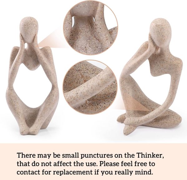 Winshall Home Accents - Resin Thinker Statue 3 PCS, Abstract... - Image 9