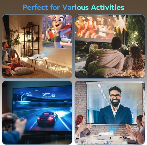 5G WiFi Bluetooth Projector,2024 Upgraded Native 1080P Outdo... - Image 7