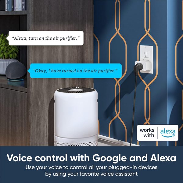Wyze Labs WLPP1 Wyze Smart Home Plug, Two-Pack, White - Image 4