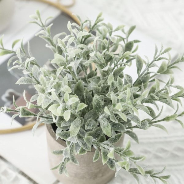 Der Rose 6pcs Fake Plants Artificial Plants Faux Plants for ... - Image 3