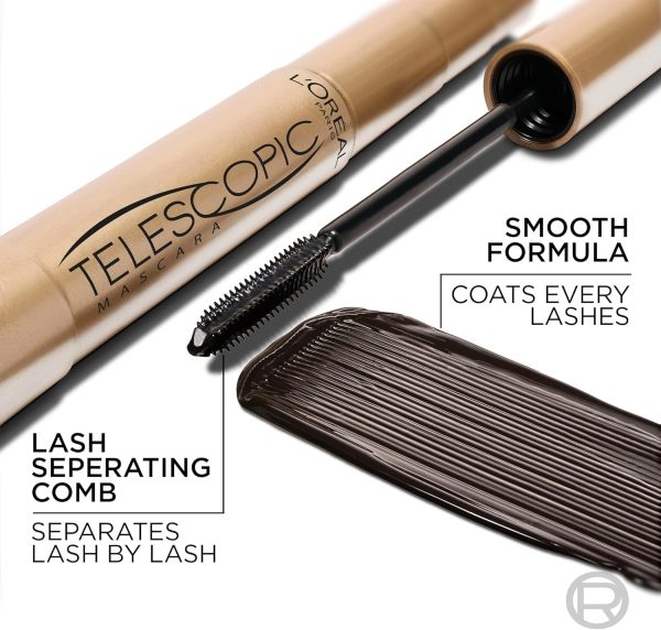 L’Oréal Paris Telescopic Mascara, Eyelash Lengthening Mascar... - Image 4
