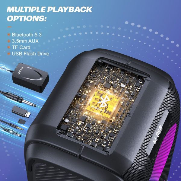 W-KING 270W PEAK Bluetooth Speaker Wireless Portable Loudest... - Image 8