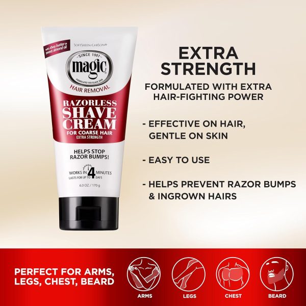 Soft Sheen Magic Razorless Shave Cream Extra Strength by Car... - Image 2