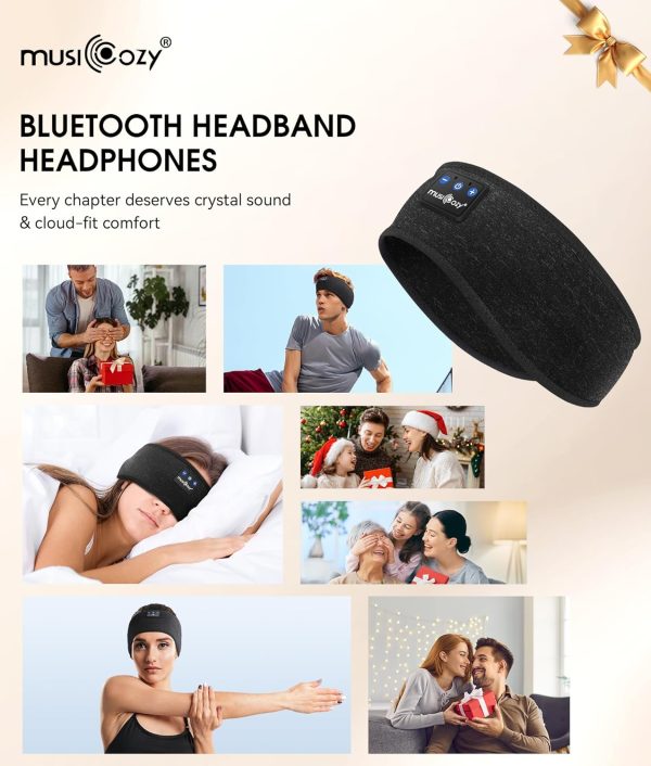 MUSICOZY Sleep Headphones, Bluetooth Headband Unique Gifts f... - Image 8