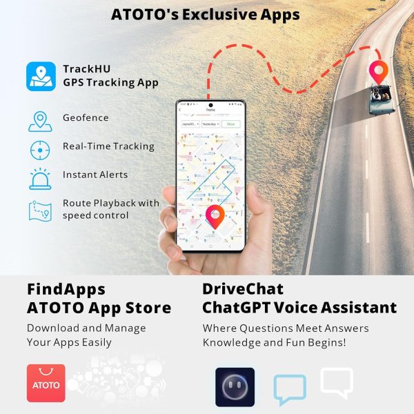 ATOTO Portable Android Car Radio with 4G+32G, Wireless CarPl... - Image 5