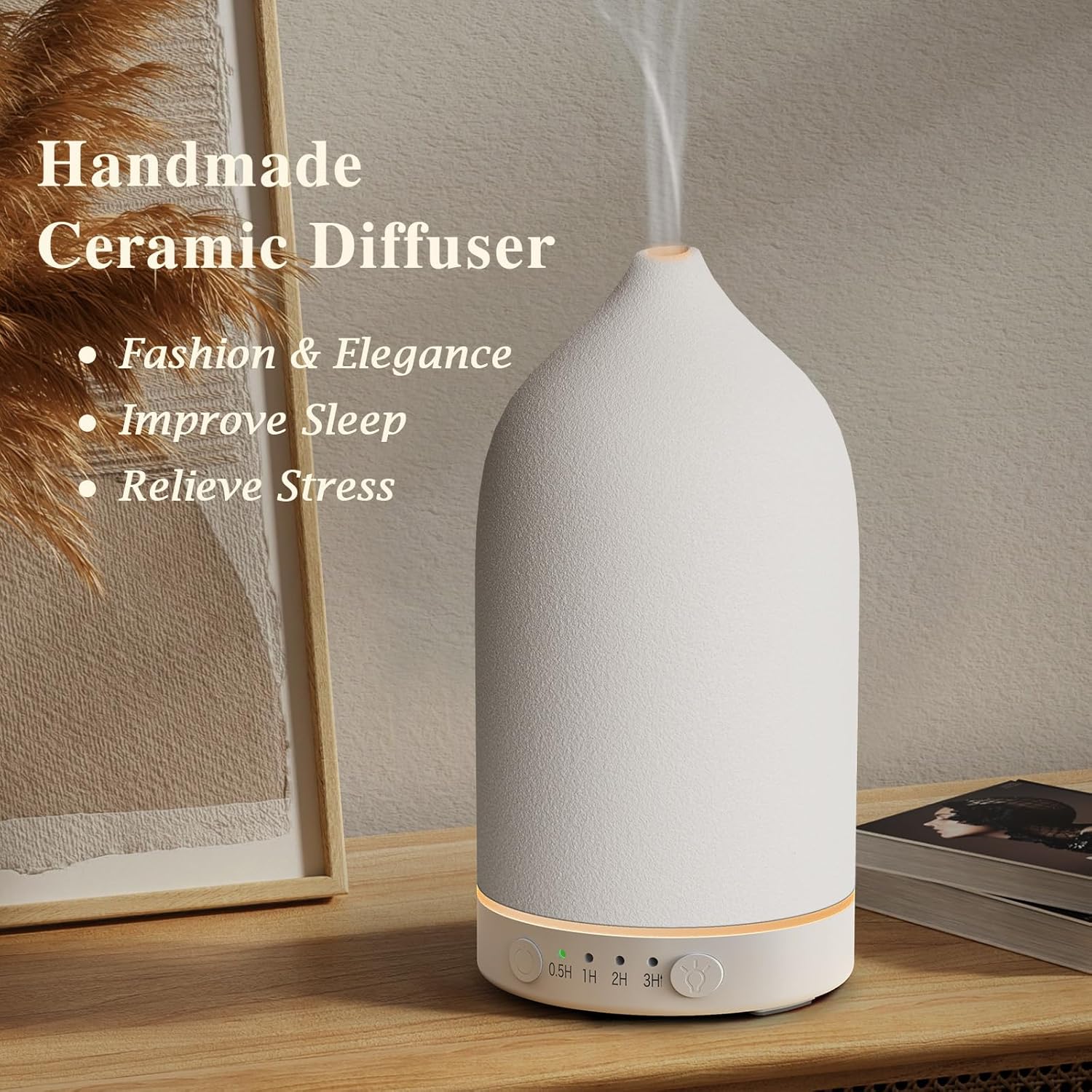 Diffuserlove Ceramic Diffuser 160ml Essential Oil Diffusers …