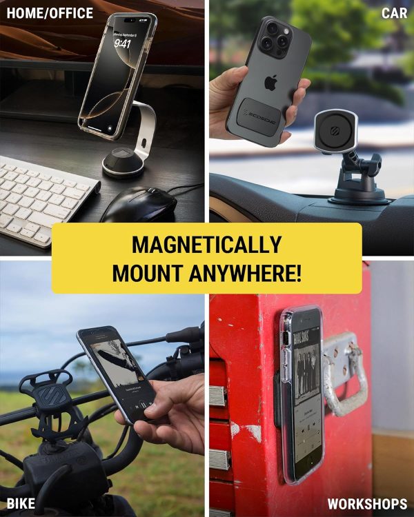 SCOSCHE MagicMount Magnetic-Mount Replacement Kit, Black - Image 7