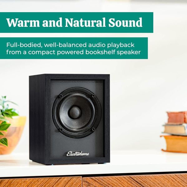 Electrohome Huntley Powered Bookshelf Speakers with Built-in... - Image 2