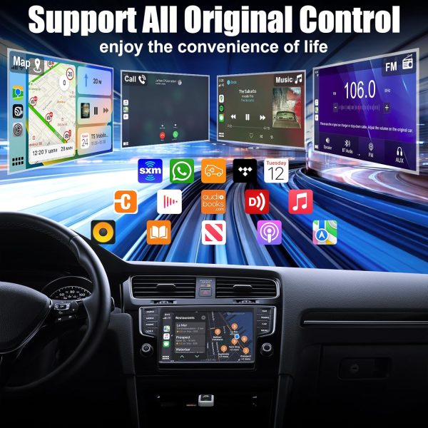 2-in-1 Wireless CarPlay & Android Auto Wireless Adapter, Fas... - Image 3