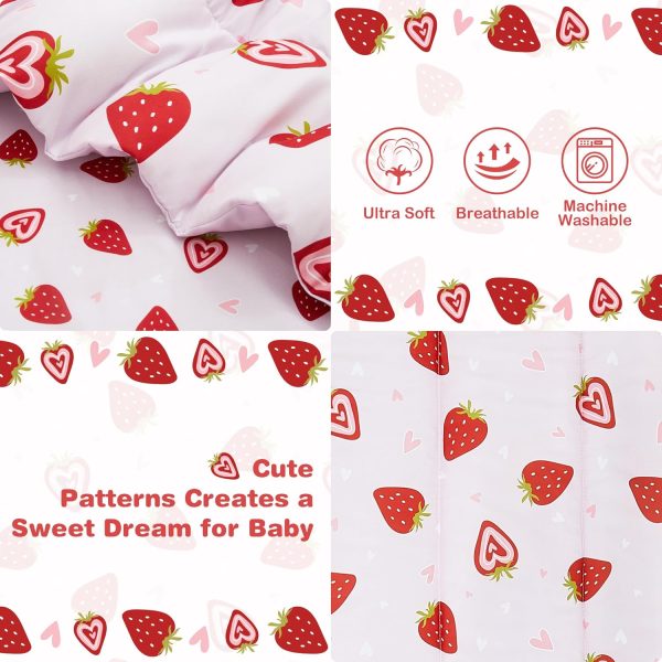 Lasoftan Toddler Bedding Set, Toddler Bed Comforter Sets for... - Image 2