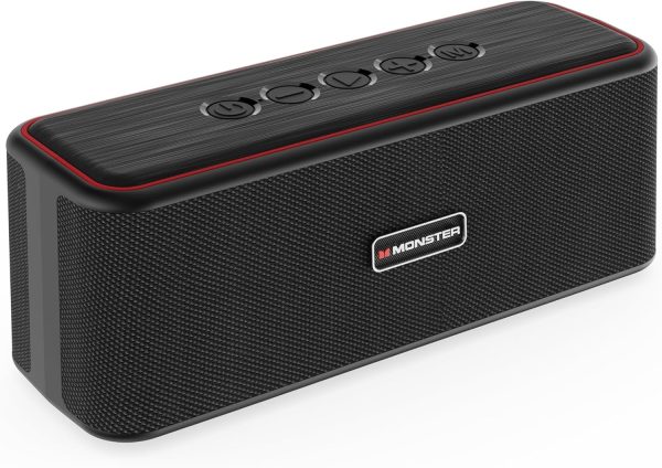 Monster Shock Plus Bluetooth Speaker, Portable Speaker with ...