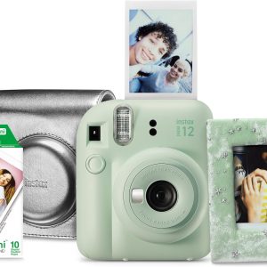 FUJIFILM INSTAX Mini 12 Instant Camera Gift Set - Mint Green