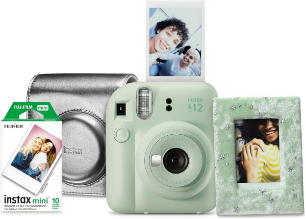 FUJIFILM INSTAX Mini 12 Instant Camera Gift Set - Mint Green