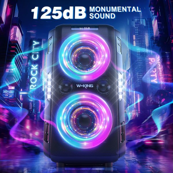 W-KING 270W PEAK Bluetooth Speaker Wireless Portable Loudest... - Image 4