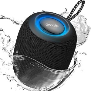 Oraolo Bluetooth Speaker, IPX7 Waterproof Portable Bluetooth...