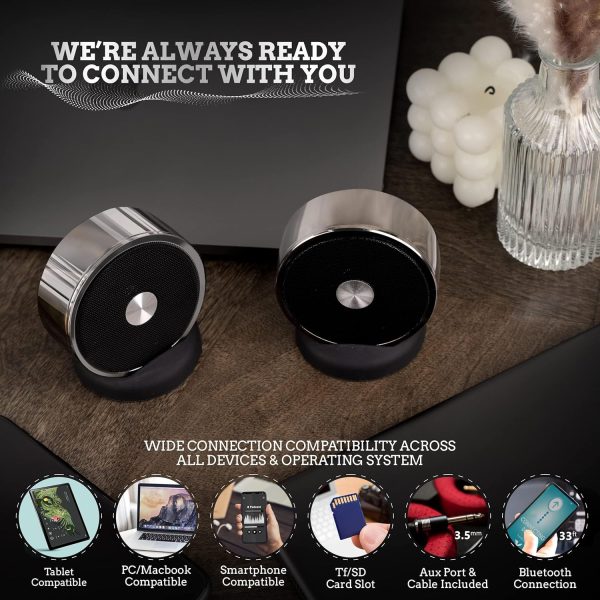 Bluetooth Speaker Set: Wireless Stereo Dual Pairing Portable... - Image 8