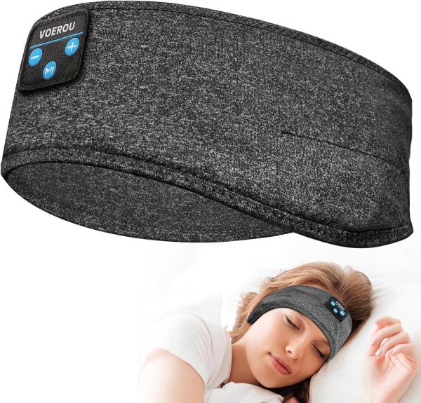 Voerou Sleep Headphones Sports Headband,Bluetooth Sleep Mask...