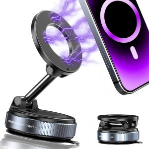 snanlen Upgraded 360° Vacuum Magnetic Phone Holder, Magnetic...
