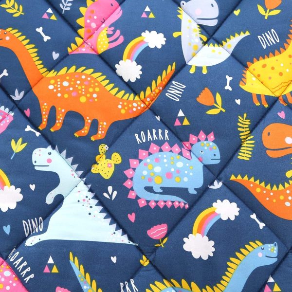 Wowelife Dinosaur Toddler Bedding Set for Boys Grey 4 Piece ... - Image 3