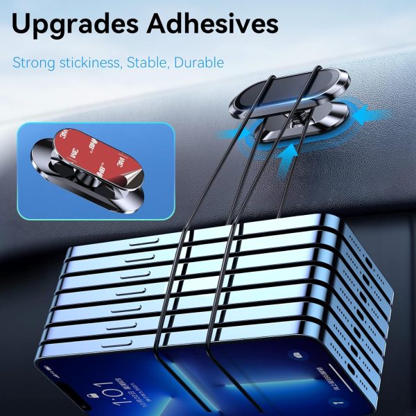 【2-PACK】Magnetic phone holder for car, [ Super Strong Magnet... - Image 4
