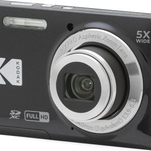 KODAK PIXPRO FZ55-BK 16MP Digital Camera 5X Optical Zoom 28m...