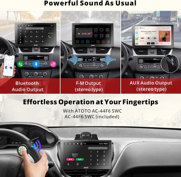 ATOTO Portable Android Car Radio with 4G+32G, Wireless CarPl... - Image 7