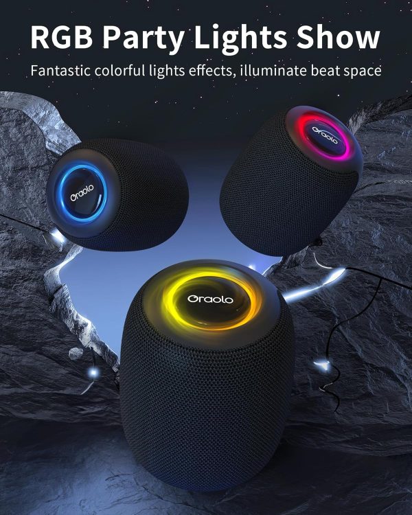 Oraolo Bluetooth Speaker, IPX7 Waterproof Portable Bluetooth... - Image 2