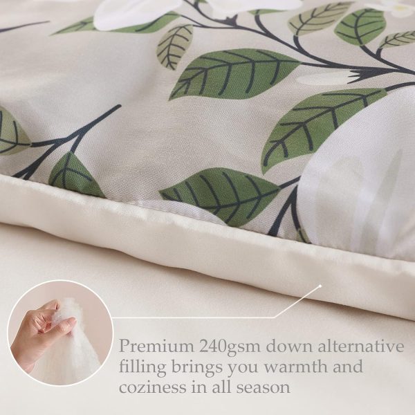 Whale Flotilla 3-Piece King Comforter Set, Soft Reversible B... - Image 5