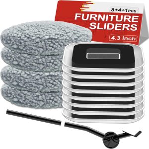 New Upgrade Furniture Sliders, Multi-Surface 3-in-1 Furnitur...