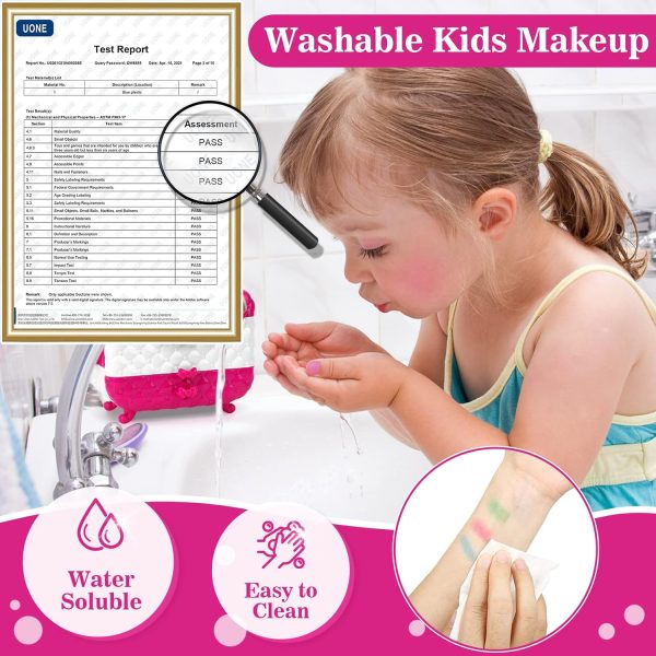Flybay Kids Makeup Kit for Girls, Washable Girls Makeup Kit ... - Image 4