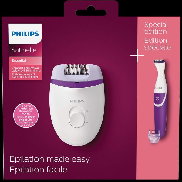 Philips Satinelle Essential Corded Compact epilator with Bik... - Image 6