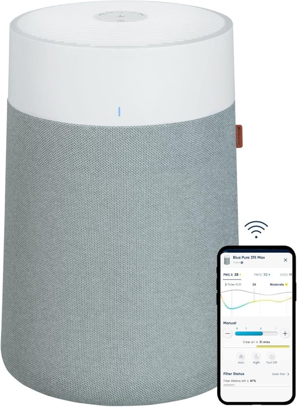 BLUEAIR Air Purifiers for Medium Rooms, Bedroom, Kitchen, Cl...