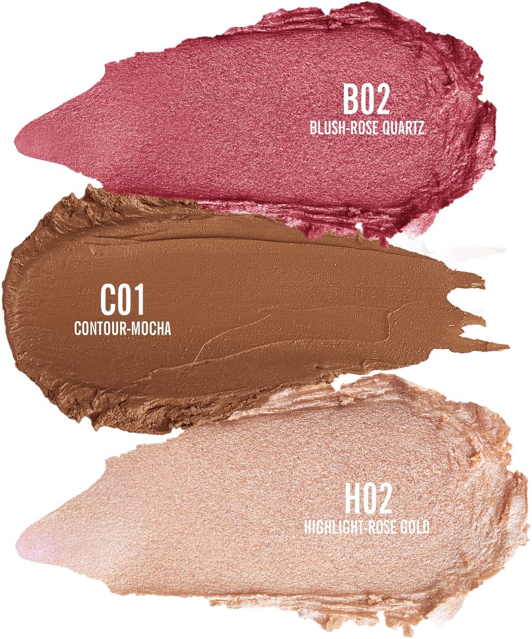 KIMUSE Multi Stick Trio Face Makeup, Cream Blush Stick for C…