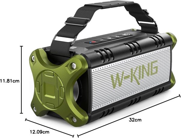 W-King 90W Peak Bluetooth Speaker, Portable Speakers Bluetoo... - Image 9