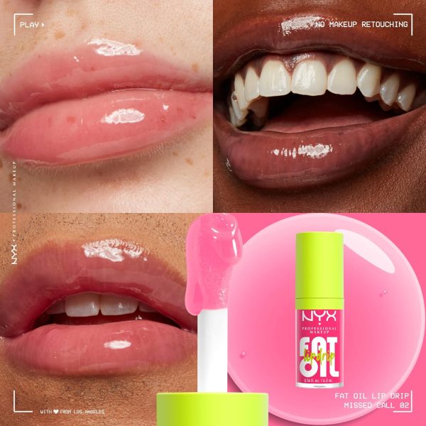 NYX Professional Makeup Lip Gloss, High Shine, Non-Sticky FI... - Image 2