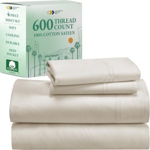 California Design Den Luxury King Size Sheet Set - 100% Cott...