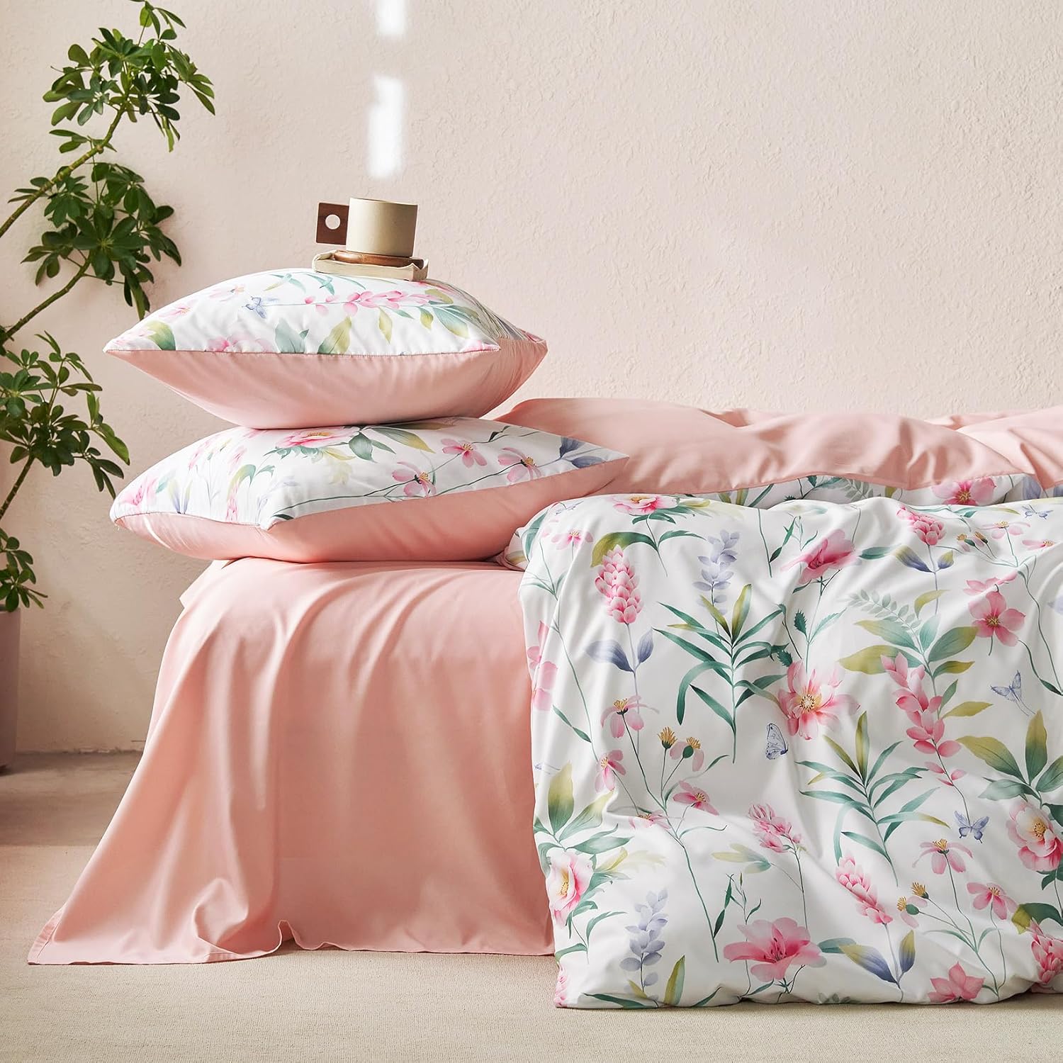 Wake In Cloud – Floral Comforter Set, Cottagecore Aesthetic …