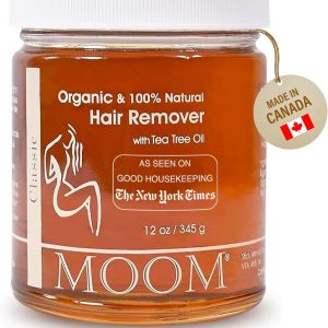 MOOM - Organic Hair Remover, All-Natural Sugar Wax for Sensi...