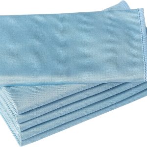 Puomue 6 Pack Microfiber Glass Cleaning Cloths, Streak Free,...