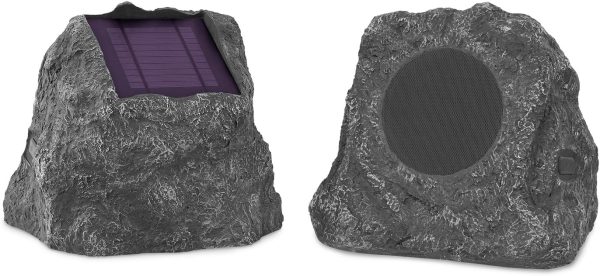 Victrola The Solar Rock Speakers Pair, 14 Hours Playtime, IP...