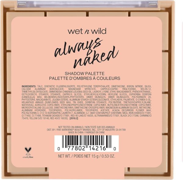 Wet n Wild Always Naked Palette Always Nude - Image 8
