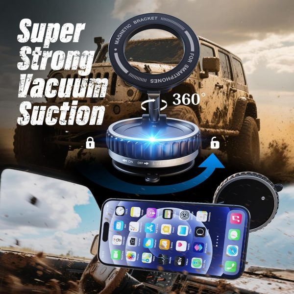 KTEBO® Strong Magnetic Phone Holder for Your Car, 360° Adjus... - Image 3