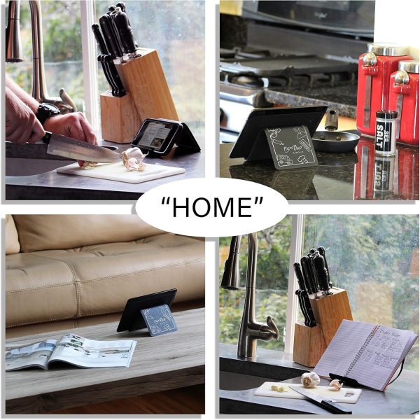 Flex Flap Leather Cell Phone Holder & Tablet Stand for Desk,... - Image 4