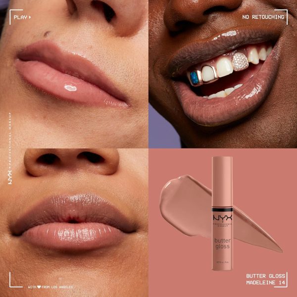 NYX Professional Makeup Butter Gloss, Silky smooth non-stick... - Image 3