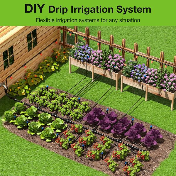 MIXC Greenhouse Micro Drip Irrigation Kit Automatic Irrigati... - Image 3