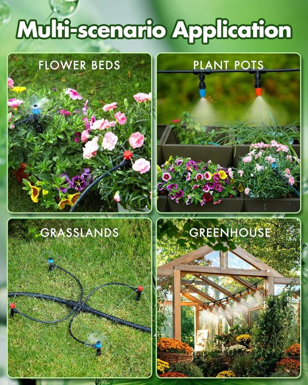 240FT Drip Irrigation System Kits - Automatic Garden Waterin... - Image 7