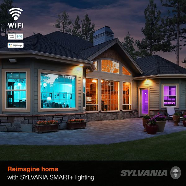 Sylvania WiFi LED Smart Light Bulb, 60W Equivalent Full Colo... - Image 5